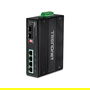 TRENDnet TI-PG62B Switch Industrial Gigabit PoE+ 4 Puertos + 2 SFP, No Administrado, IP30, 120W PoE Budget
