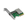 TRENDnet TEG-10GECSFP Tarjeta de Red Ethernet PCIe de 10 Gb/s Interna, Fibra, 10000 Mbit/s, Color Verde y Plata, Compatible con Windows y Linux