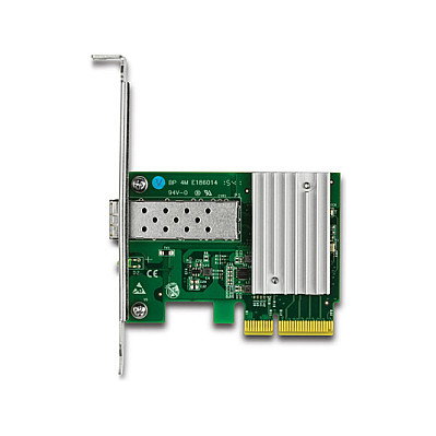 TRENDnet TEG-10GECSFP Tarjeta de Red Ethernet PCIe de 10 Gb/s Interna, Fibra, 10000 Mbit/s, Color Verde y Plata, Compatible con Windows y Linux TRENDnet TEG-10GECSFP Tarjeta de Red Ethernet PCIe de 10 Gb/s Interna, Fibra, 10000 Mbit/s, Color Verde y Plata, Compatible con Windows y Linux