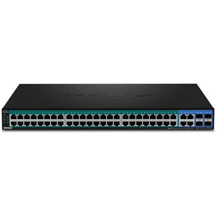 Switch Trendnet TPE-5048WS Gigabit Ethernet Negro Switch Trendnet TPE-5048WS Gigabit Ethernet Negro