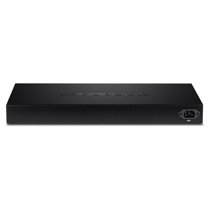 TRENDnet TPE-5028WS Switch de Rack Gestionado Gigabit PoE+ 24 Puertos + 4 SFP, 1U, Negro - 56 Gbit/s, 370W PoE Budget, IEEE 802.3af/at