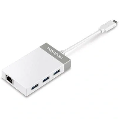 Trendnet TUC-ETGH3 Adaptador USB-C a Gigabit Ethernet y Hub USB 3.2 Gen 1 Trendnet TUC-ETGH3 Adaptador USB-C a Gigabit Ethernet y Hub USB 3.2 Gen 1