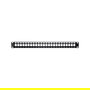 TRENDnet TC-KP24 Patch Panel de Montaje en Bastidor 1U, 24 Puertos Keystone, Negro, ABS y SPCC, 483 mm x 45 mm x 10 mm