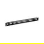 TRENDnet TC-KP24 Patch Panel de Montaje en Bastidor 1U, 24 Puertos Keystone, Negro, ABS y SPCC, 483 mm x 45 mm x 10 mm