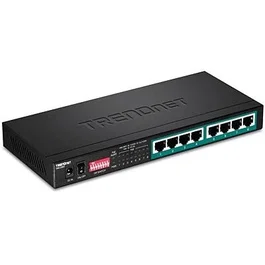 Trendnet TPE-LG80 Switch No Administrado Gigabit Ethernet 10/100/1000 PoE Negro