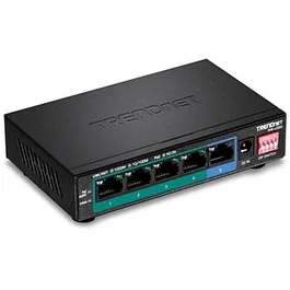 Trendnet TPE-LG50 Switch No Administrado Gigabit Ethernet PoE 10/100/1000 Negro