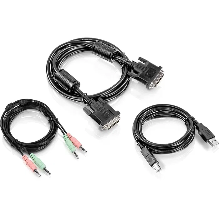 Trendnet TK-CD06 Cable KVM para video, teclado y ratón 1,8 m USB y DVI-I Negro Trendnet TK-CD06 Cable KVM para video, teclado y ratón 1,8 m USB y DVI-I Negro