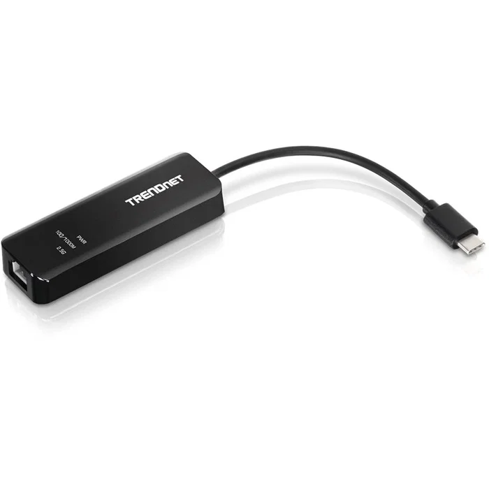TRENDnet TUC-ET2G Adaptador USB-C a Ethernet 2.5GBASE-T TRENDnet TUC-ET2G Adaptador USB-C a Ethernet 2.5GBASE-T