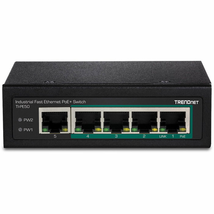 Trendnet TI-PE50 Switch Industrial Fast Ethernet 5 Puertos PoE+ Trendnet TI-PE50 Switch Industrial Fast Ethernet 5 Puertos PoE+