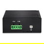 TRENDnet TI-PE50 Switch Industrial No Administrado 5 Puertos Fast Ethernet PoE+ 90W, Montaje en Carril DIN o Pared, IP30, Metal Negro