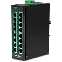 TRENDnet TI-PG160 Switch Industrial 16-Puerto Gigabit PoE+