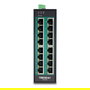 TRENDnet Switch Industrial TI-PG160, 16 Puertos Gigabit PoE+ No Administrado, Montaje Carril DIN, 240W, Full Duplex, IP30