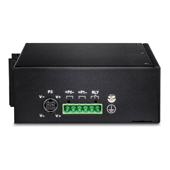 TRENDnet Switch Industrial TI-PG160, 16 Puertos Gigabit PoE+ No Administrado, Montaje Carril DIN, 240W, Full Duplex, IP30