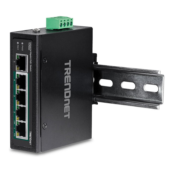 Trendnet TI-PG50 Switch Gestionado Gigabit Ethernet 10/100/1000 PoE+ 5 Puertos Negro
