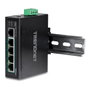 Trendnet TI-PG50 Switch Gestionado Gigabit Ethernet 10/100/1000 PoE+ 5 Puertos Negro