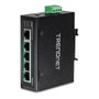 Trendnet TI-PG50 Switch Gestionado Gigabit Ethernet 10/100/1000 PoE+ 5 Puertos Negro