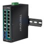 Trendnet Interruptor Industrial 16 Puertos Gigabit PoE+ Carril DIN Metálico