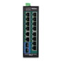 Trendnet Interruptor Industrial 16 Puertos Gigabit PoE+ Carril DIN Metálico