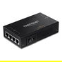 TRENDnet TPE-147GI Inyector PoE+ Gigabit 65W 4 Puertos Ethernet LAN, Negro, IEEE 802.3af/at