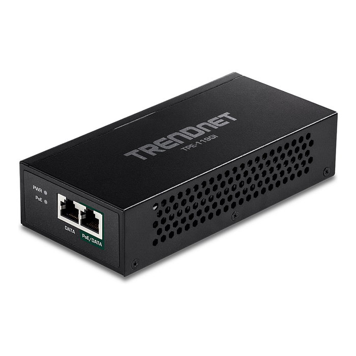 TRENDnet TPE-119GI Inyector Gigabit PoE de 95W con 4 Puertos y Conmutación TRENDnet TPE-119GI Inyector Gigabit PoE de 95W con 4 Puertos y Conmutación