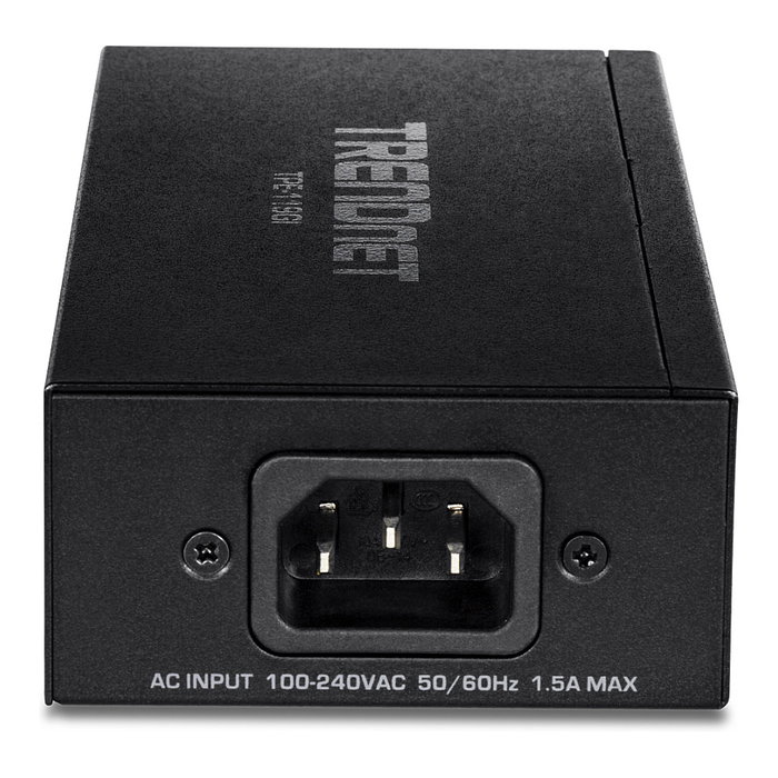 TRENDnet TPE-119GI Inyector Gigabit PoE de 95W con 4 Puertos y Conmutación TRENDnet TPE-119GI Inyector Gigabit PoE de 95W con 4 Puertos y Conmutación