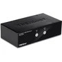TRENDnet TK-241DP Switch KVM 2 Puertos DisplayPort 1.2 4K UHD, Hub USB 2.0, Audio 3.5mm, Control 2 PC con 1 Teclado/Ratón - Negro