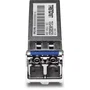 TRENDnet TEG-MGBS20 Módulo SFP LC 1.25 Gbps Monomodo 1310nm hasta 20km para Gigabit Ethernet, Negro, Acero Inoxidable