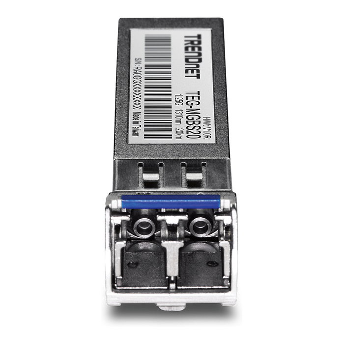 TRENDNET Módulo SFP LC Single-mode Mini-GBIC para fibra óptica monomodo, alcance 10 km, compatible con switches Gigabit Ethernet TRENDNET Módulo SFP LC Single-mode Mini-GBIC para fibra óptica monomodo, alcance 10 km, compatible con switches Gigabit Ethernet