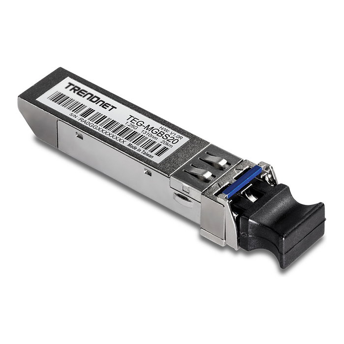 TRENDNET Módulo SFP LC Single-mode Mini-GBIC para fibra óptica monomodo, alcance 10 km, compatible con switches Gigabit Ethernet TRENDNET Módulo SFP LC Single-mode Mini-GBIC para fibra óptica monomodo, alcance 10 km, compatible con switches Gigabit Ethernet