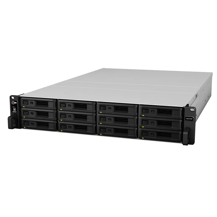 Synology RackStation NAS RX1217RP - Unidad de Expansión 2U 12 Bay con Fuentes de Alimentación Redundantes (RPS) para Ampliar RS3617xs