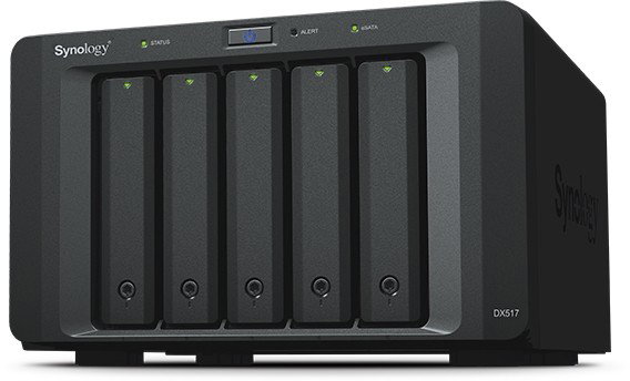 Synology DX517 Unidad de expansión de 5 bahías Synology DX517 Unidad de expansión de 5 bahías