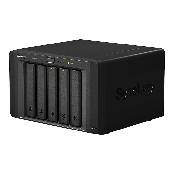 Synology DX517 Unidad de Expansión de Volumen para DS1817+ DS1517+, 5 bahías, Negro
