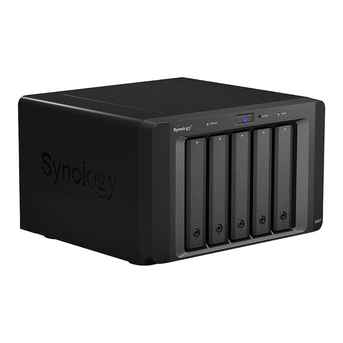 Synology DX517 Unidad de Expansión de Volumen para DS1817+ DS1517+, 5 bahías, Negro