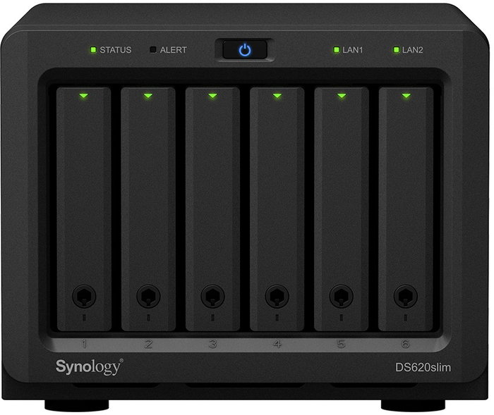 Synology DiskStation DS620SLIM NAS de Escritorio 6 Bahías 2.5 pulgadas Synology DiskStation DS620SLIM NAS de Escritorio 6 Bahías 2.5 pulgadas