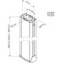 Vogels PUC 2530 Connect-it Large Tubo de 300 cm Plata