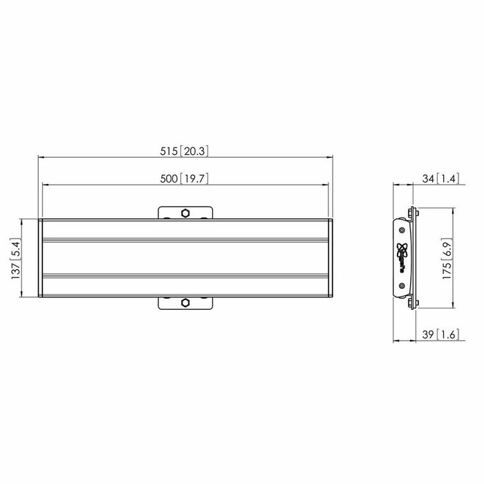 Vogel's PFB 3405 Interface Bar 515mm Blanco