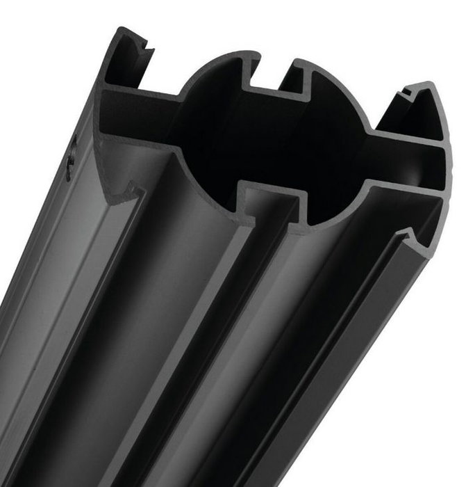 Vogels Connect-it Large Pole PUC 2515, soporte de montaje en pared de 150 cm, color negro