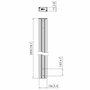 Vogel's PUC 2920 Connect-it Pole 200cm Negro