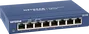 Netgear GS108GE Conmutador de escritorio Gigabit de 8 puertos Azul
