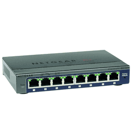 Netgear GS108GE Conmutador Gigabit de 8 puertos, Azul