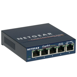 Netgear GS105GE Switch 5-Port Gigabit Desktop Switch Azul