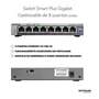 SWITCH SMART MANAGED PLUS NETGEAR GS108E-300PES - 8 PUERTOS GIGABIT - VLAN - QOS - COMPATIBILIDAD JUMBO FRAME