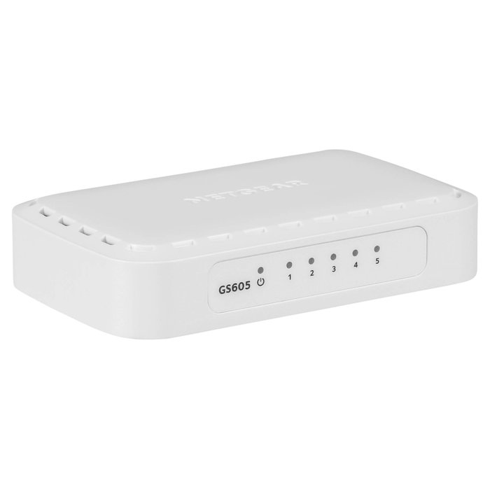 NETGEAR GS605-400PES 5-PORT GIGABIT SWITCH NETGEAR GS605-400PES 5-PORT GIGABIT SWITCH
