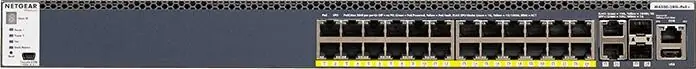 NETGEAR GSM4328PA-100NES Switch Gestionable 28 Puertos 24x1G PoE+ (480W) 2x10G 2xSFP+ NETGEAR GSM4328PA-100NES Switch Gestionable 28 Puertos 24x1G PoE+ (480W) 2x10G 2xSFP+