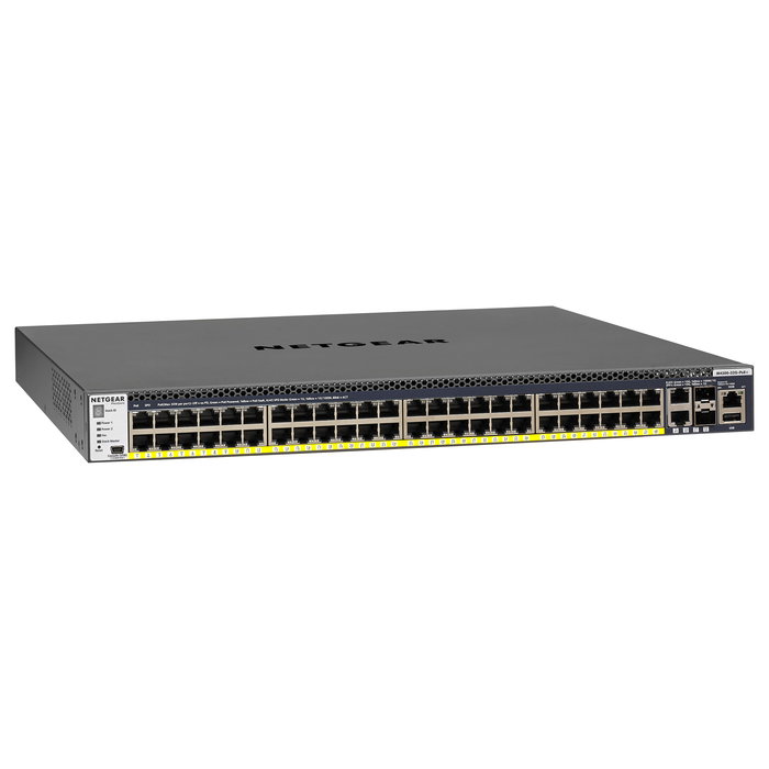 NETGEAR Switch GSM4352PA-100NES 52 Puertos Gigabit PoE 550W Gestionado Montaje en Rack 1U
