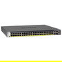 NETGEAR Switch GSM4352PA-100NES 52 Puertos Gigabit PoE 550W Gestionado Montaje en Rack 1U
