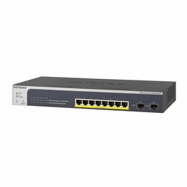 Netgear GS510TLP 8 Puertos Gigabit Smart Managed PoE+ (190W), 2 Puertos SFP, Montaje Escritorio