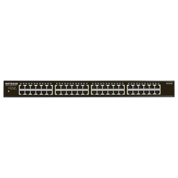 NETGEAR GS348-100EUS Switch Gigabit Ethernet No Gestionado de 48 Puertos