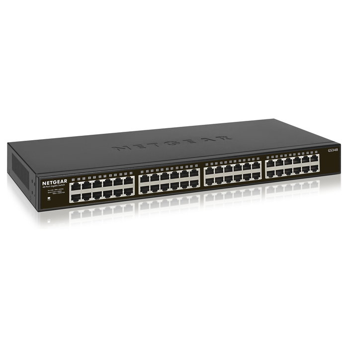 NETGEAR GS348-100EUS Switch Gigabit Ethernet No Gestionado de 48 Puertos