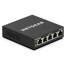 Netgear GS305E Switch de 5 Puertos Gigabit con PoE, Negro - GS305E-100PES